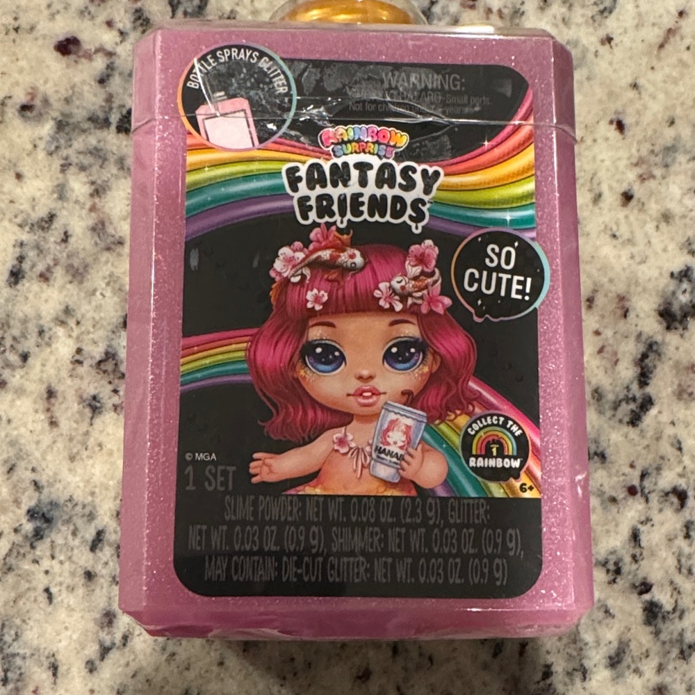 Rainbow Fantasy Friends Pink Glitter Rainbow Surprise
